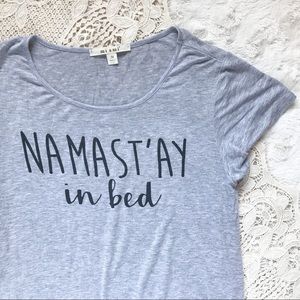 {Francesca’s} Namast’ay In Bed Tee